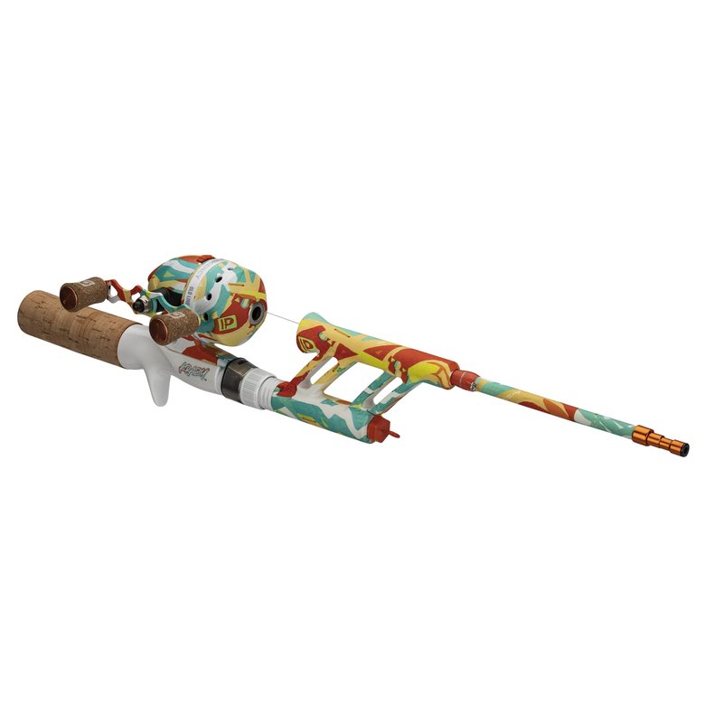 ProFISHiency Krazy Pocket Combo | 30” Light Action Tangle-Free Telescopic Fiberglass Rod | Micro Spincast Reel 4.1:1 Gear Ratio | Pre-Spooled w/ 6lb Line