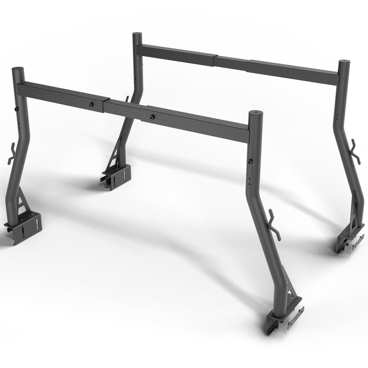 EYOUHZ Universal Extendable 46"-71" Overland Bed Racks Truck Cargo Carrier Fits Most Pickup Trucks, 900 LBS Non-Drilling Truck Rear Ladder Racks Back Cross Bars for Kayak, Surfboard, Lumber, Ladder