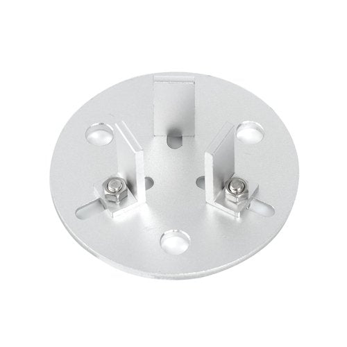 QIANXIHAORQ Tent Pole Accessories Base, Used for Outdoor Awnings, Camping Tarps, and Beach Tents. Aluminum, Adjustable (Suitable for Tent Poles with Diameter 22.5mm-45mm) 2 Pcs