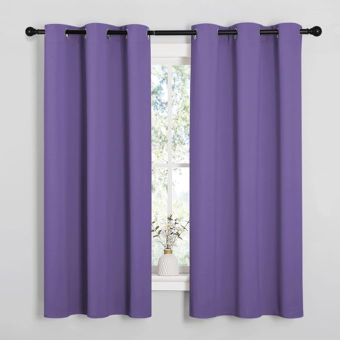 NICETOWN Lilac Purple Blackout Curtains