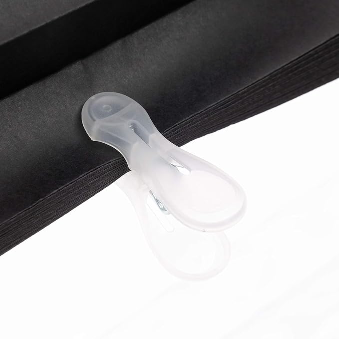 Changshade 6 Pack Temporary Shades, Pleated Paper Blinds