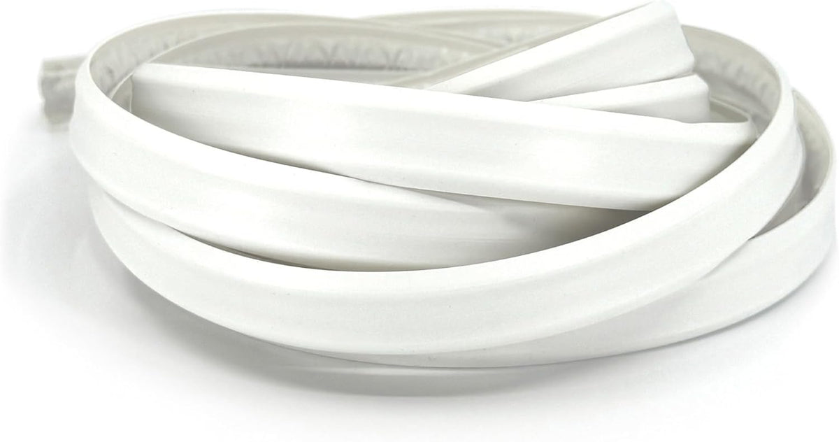 InstaTrim White New & Improved Caulk Trim, 3/4" by 10 ft, Flexible, Waterproof for Bathroom, Floors, and Walls | Easy Installation | No Mess, Stain Resistant, Made in The USA