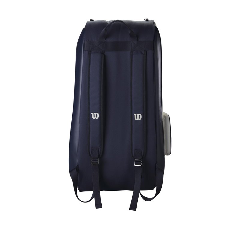 WILSON 1914 Heritage Tennis Racket Bag - Holds up to 12 Rackets, Cream/Dark Navy