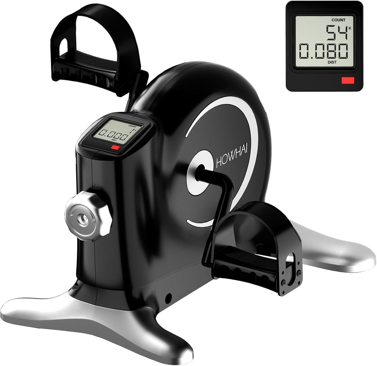 Under Desk Bike | Mini Exercise Bike by [Brand Name] - Portable Pedal Exerciser with LCD Display for Arm & Leg Workouts