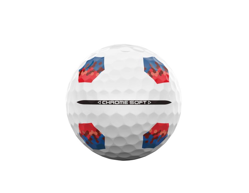 Callaway Golf Chrome Soft Golf Balls (True Track (Blue/Red)