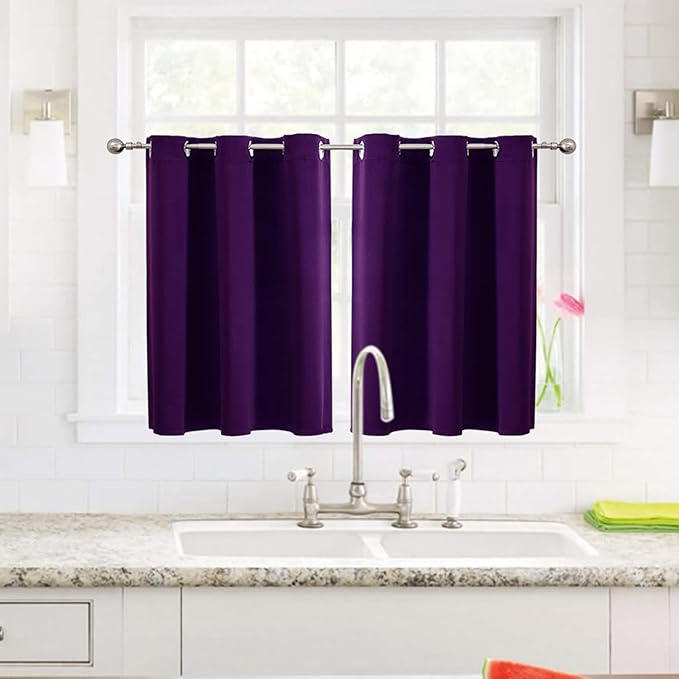 ChrisDowa Small Window Curtains
