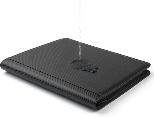 GERMUN Trading Card Binder - 9 Pocket Premium Card Holder for 360 Cards | Double-Sided Album in Carbon Black