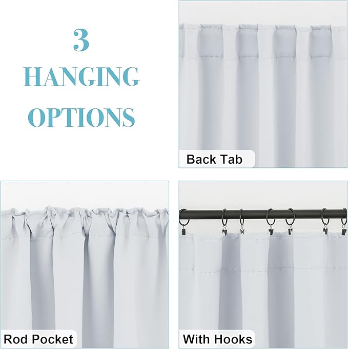 RYB HOME Kitchen Window Curtains
