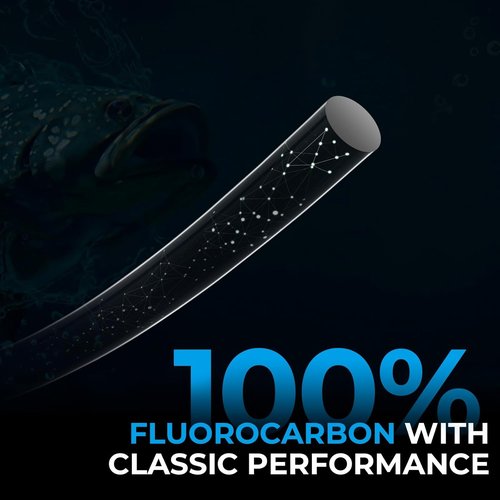 KastKing Kovert 100% Fluorocarbon Fishing Line - Clear Fishing Leader, High Sensitivity, Strong Knot Strength, Shock & Abrasion Resistant, Extreme Clarity, Ultra-Low Visibility, Fast Sinking