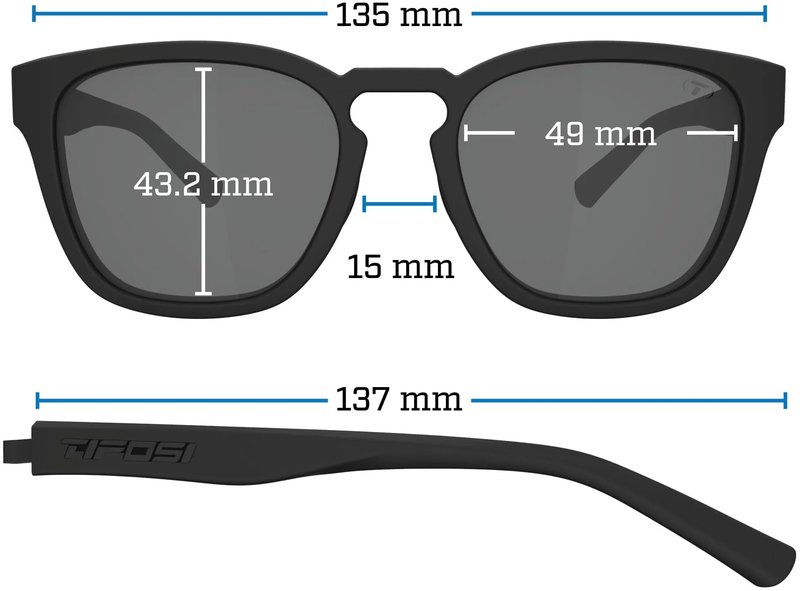 Tifosi Optics Smirk Sunglasses (Electric Blue, Sky Blue Mirror with AR)