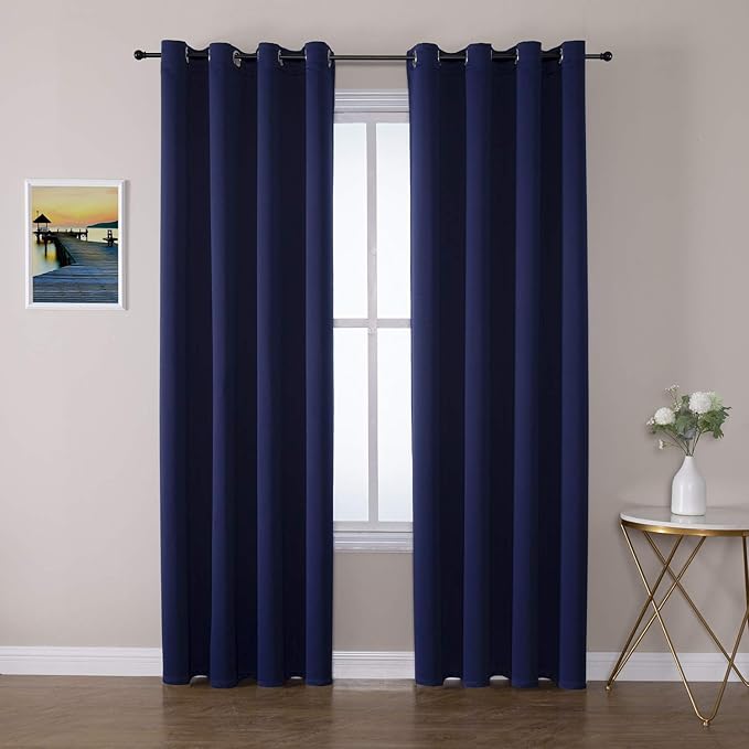 ChrisDowa Grommet Blackout Curtains