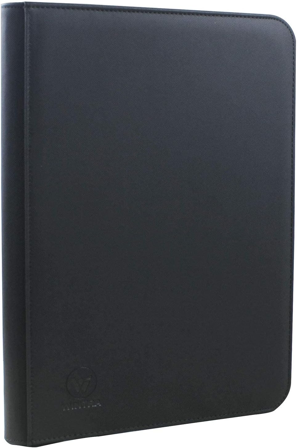Premium 360 Pockets Black Zippered Playing Card Binder - Sturdy 9 Pocket Holder with 20 Sleeves