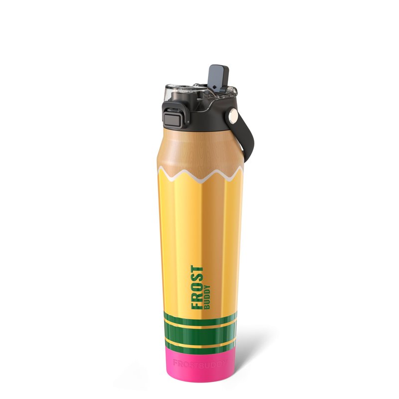 Frost Buddy 32oz Insulated Water Bottle with Straw & Chug Lid | Leak-Proof Stainless Steel | 24-Hours Cold | Sweat-Proof, Cup Holder Friendly | Ideal for Gym, Travel, Sports & Everyday Hydration