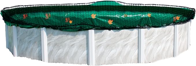 In The Swim 18' Round Leaf Net Cover for Above Ground Swimming Pools - Removes Leaves, Sticks, and Small Debris from Your Winter Cover