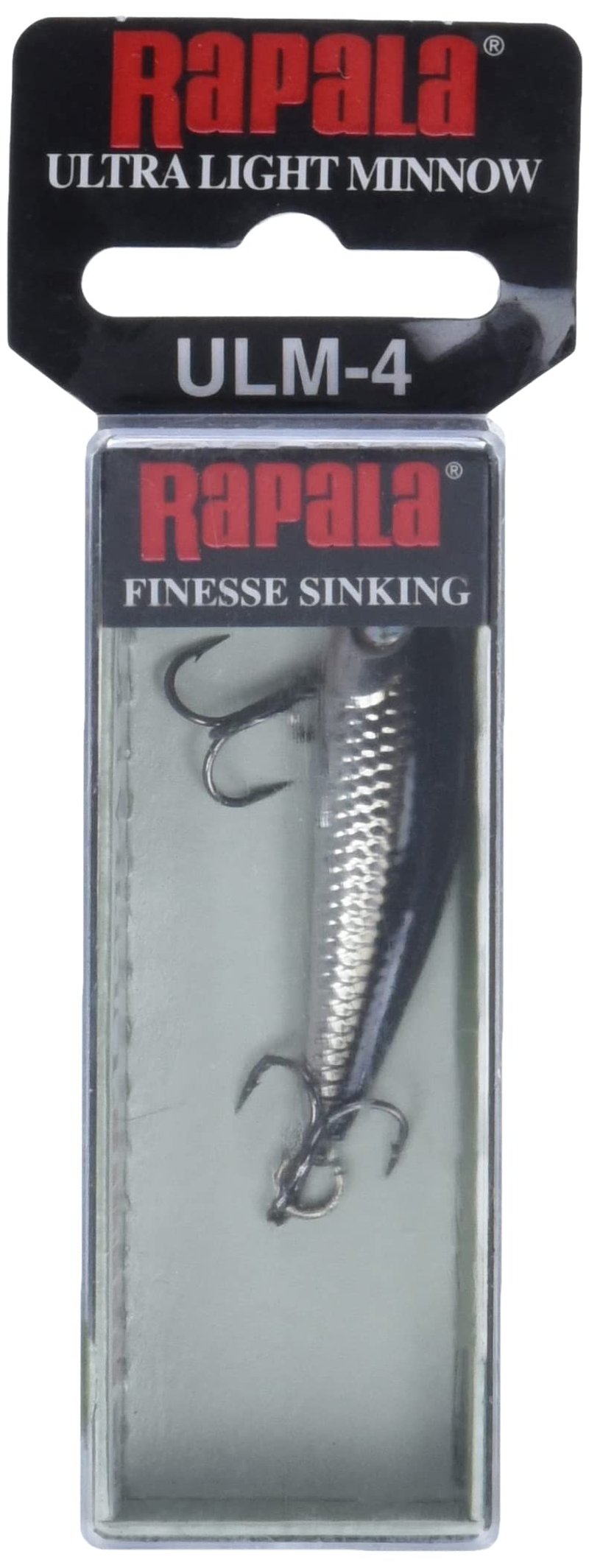 Rapala Ultra Light Minnow 04 Fishing lure, 1.5-Inch, Chrome