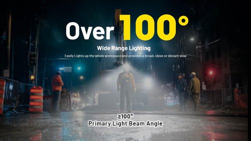 Nitecore HC75 UHE 3000 Lumen USB-C Rechargeable Zoomable Work Headlamp, White and Red Beams for Industrial Work, Night Camping, Hiking, and Hunting, Adjustable Focus with Floodlight and Spotlight