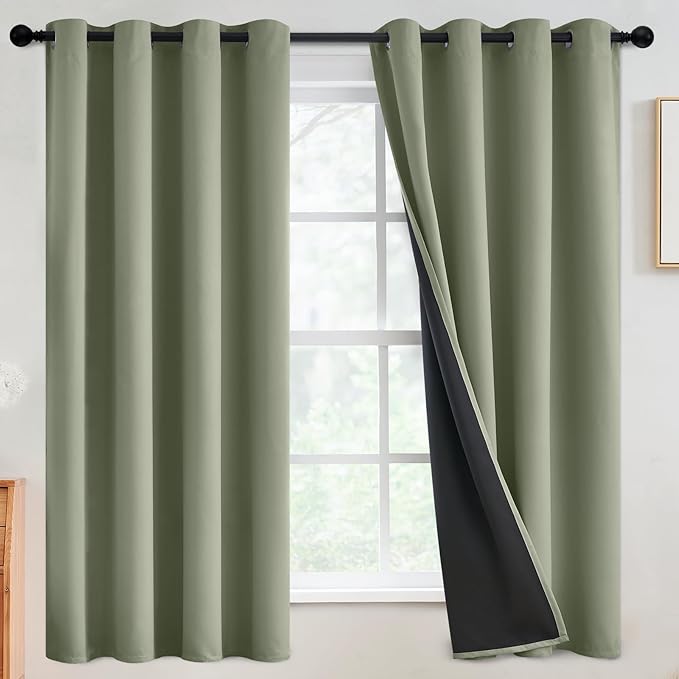 SimpleHome 100% Blackout Curtains