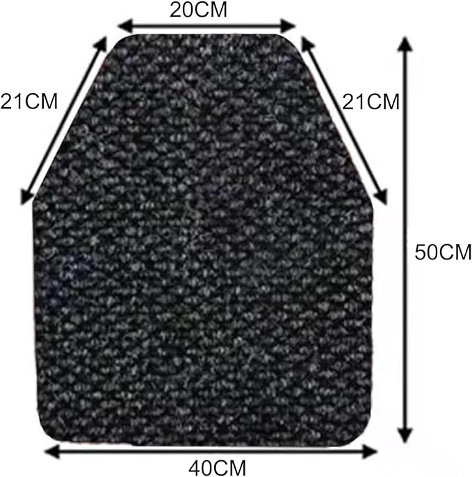 2 Pack Urinal Mat for Men's Restroom, Washable Bathroom Urinal Pads, Water Absorbent Pee Pad, Professional Non-Slip Urinal Floor Mats for Commercial Restrooms