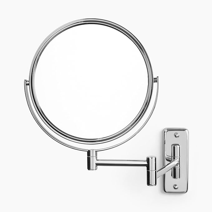 JERDON Wall-Mounted Magnifying Mirror