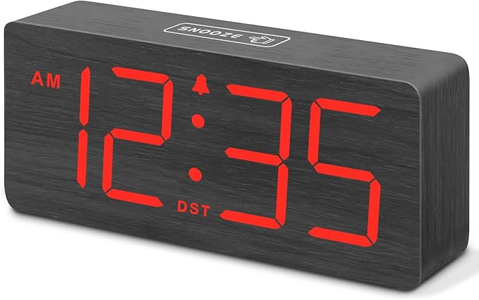 DreamSky Wooden Digital Alarm Clock