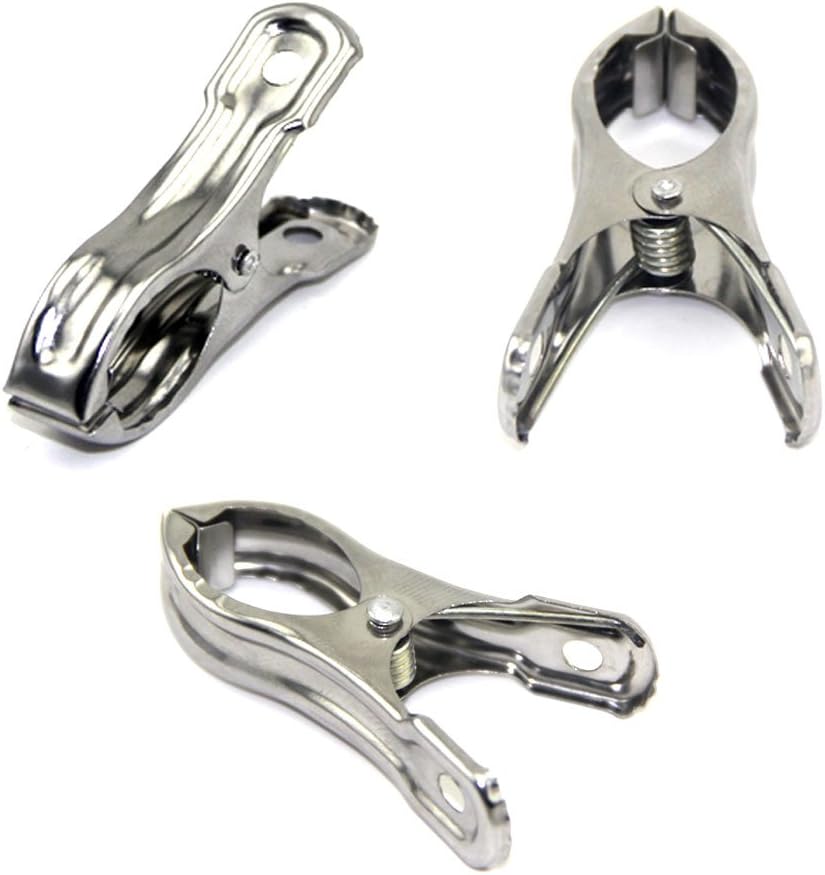 Row Cover Clips 40 Pack 2.2 Inch Stainless Steel Clothes Pins,Towel Clips Beach Towel,Garden Clips,Greenhouse Clamps
