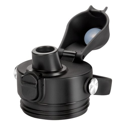 Auto Spout Lid for YETI Rambler Bottles, Fits 18/26/36/64 oz Bottles, Chug Replacement Lid Cap with Push-Button Lid and Flexible Handle