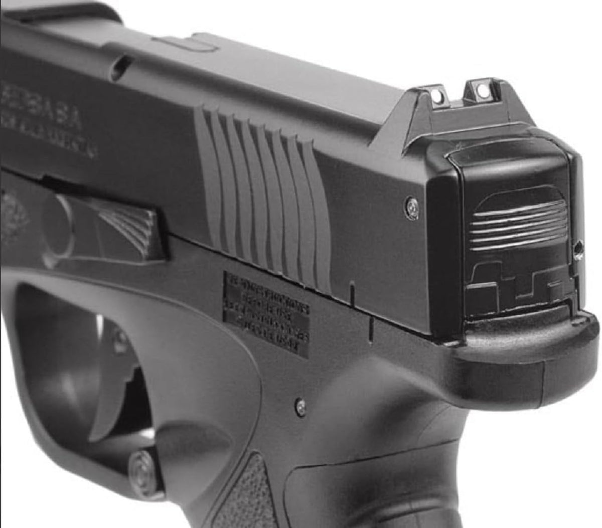 ASG BERSA BP9CC .177 Caliber Steel BB Gun - Non-Blowback Air Pistol for Precision Shooting