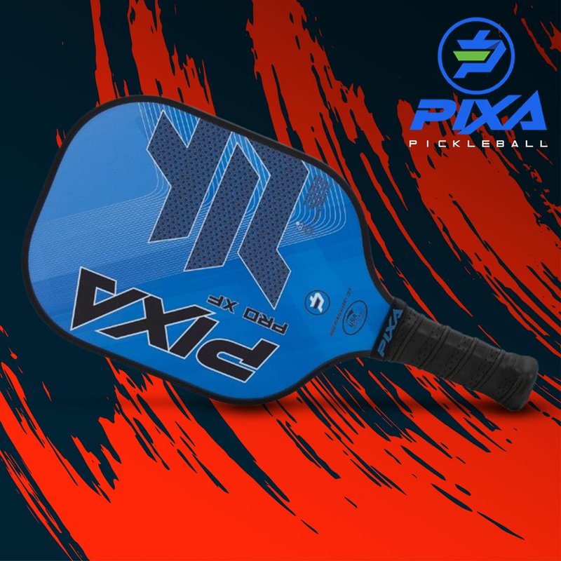PIXA Pro XF T-700 Carbon Face Premium Pickleball Paddle; 20mm; Long 5.5 inch Handle; Premium Grip; Intermediate/Advanced; Great Gift!