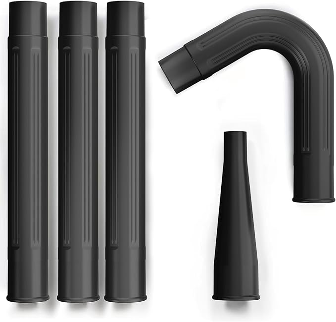 Sealegend Gutter Cleaning Tools for 2-1/2 in. Wet/Dry Vacuum Cleaner, Shop Vac Hose Attachments for Cleaning or Blowing Debris from Gutters Up to 4.8FT, 2-1/2 in. Shop Vac Accessories