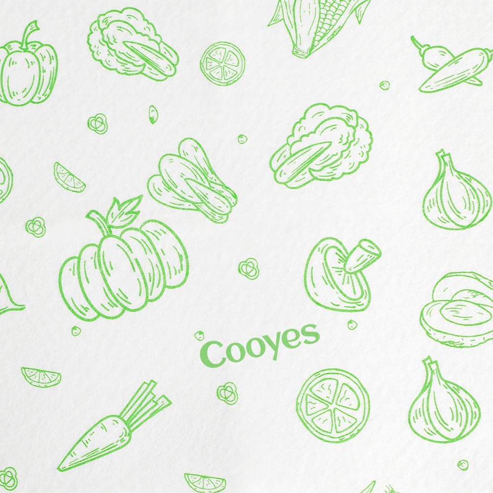 Cooyes 12 Pack Refrigerator Shelf Liners for French Door Fridge, 17.7" × 36" Extra Large, Non-Slip Fridge Mats Machine Washable, Refrigerator Drawer Liner for Glass Shelves Kitchen Cabinet
