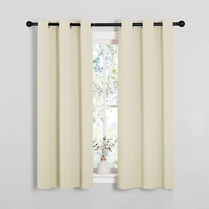 NICETOWN Room Darkening Draperies Window Curtain Panels, Thermal Insulated