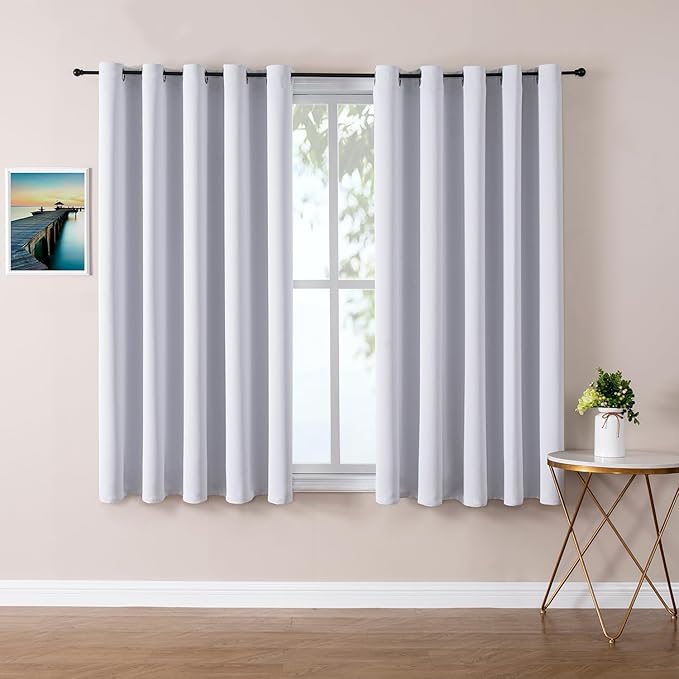 ChrisDowa Blackout Curtains 70 inches Wide