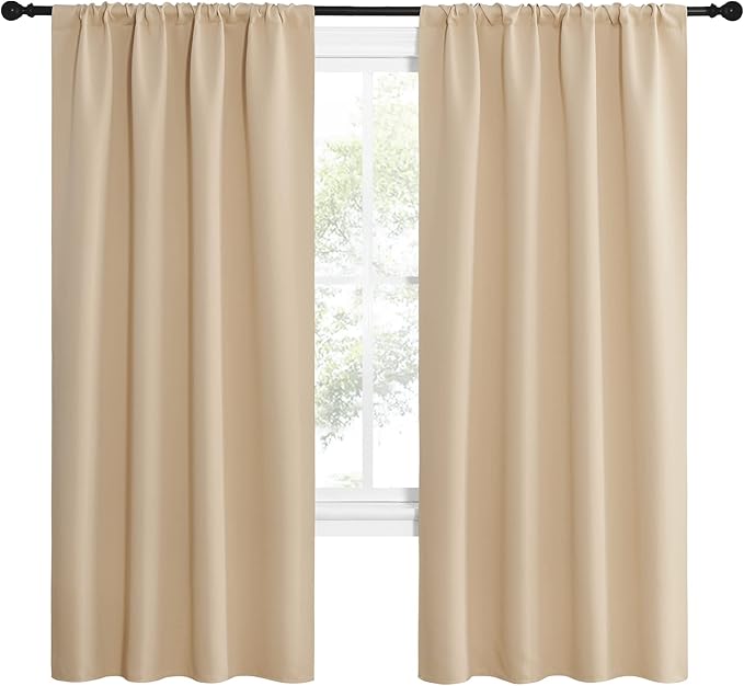 NICETOWN Kitchen Room Darkening Curtains