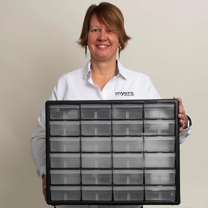 Akro-Mils 24-Drawer Plastic Drawer Storage Cabinet