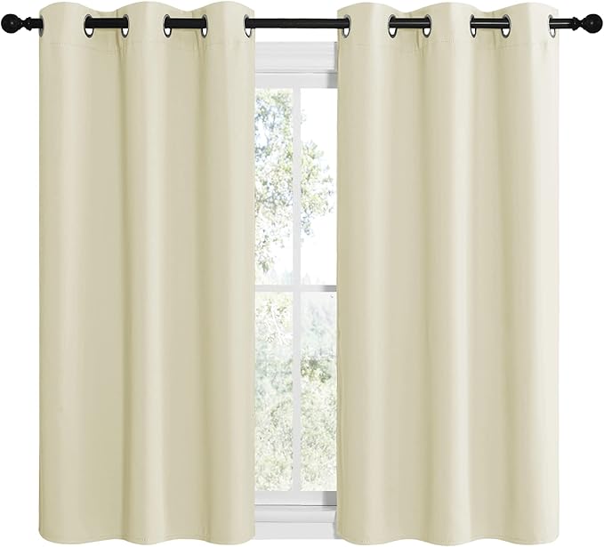 NICETOWN Kitchen Curtains for Decoration, Thermal Insulated Grommet Room