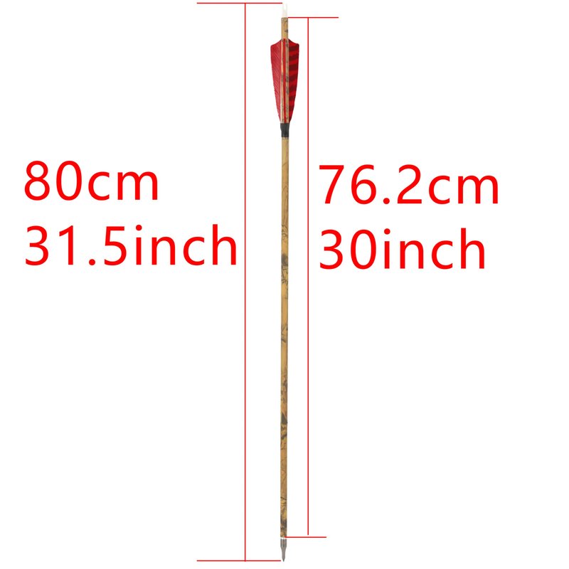 ZSHJGJR 30” Carbon Arrows Hunting Arrows with 4” Turkey Feather Removable Tips Archery Targeting Practice Arrows 500 Spine for Compound & Recurve & Traditional Bow 6/12pcs (12, Yellow & White)