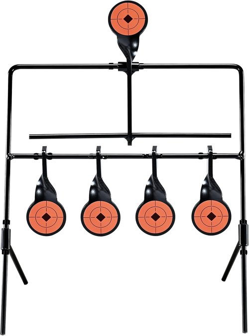 KNINE OUTDOORS Shooting Target - Resetting Airsoft & Rimfire Target for .22/.177 Caliber Guns