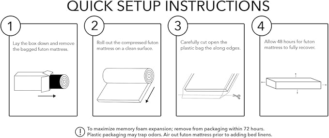 Mozaic Full Size 8-Inch Cotton Twill Gel Dual Memory Foam Futon Mattress, Red