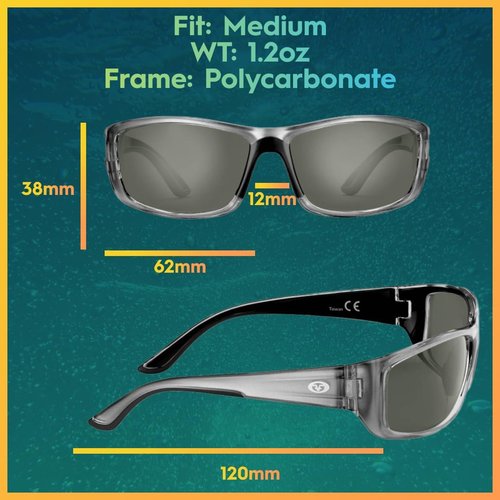 Flying Fisherman Women's Buchanan Sunglasses - Stylish Rectangular UV Protection