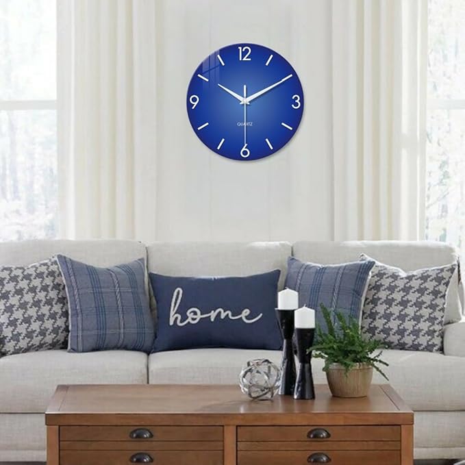 XFM Modern Wall Clock 16 Inch Silent Non-Ticking Wall Clocks Battery Operated