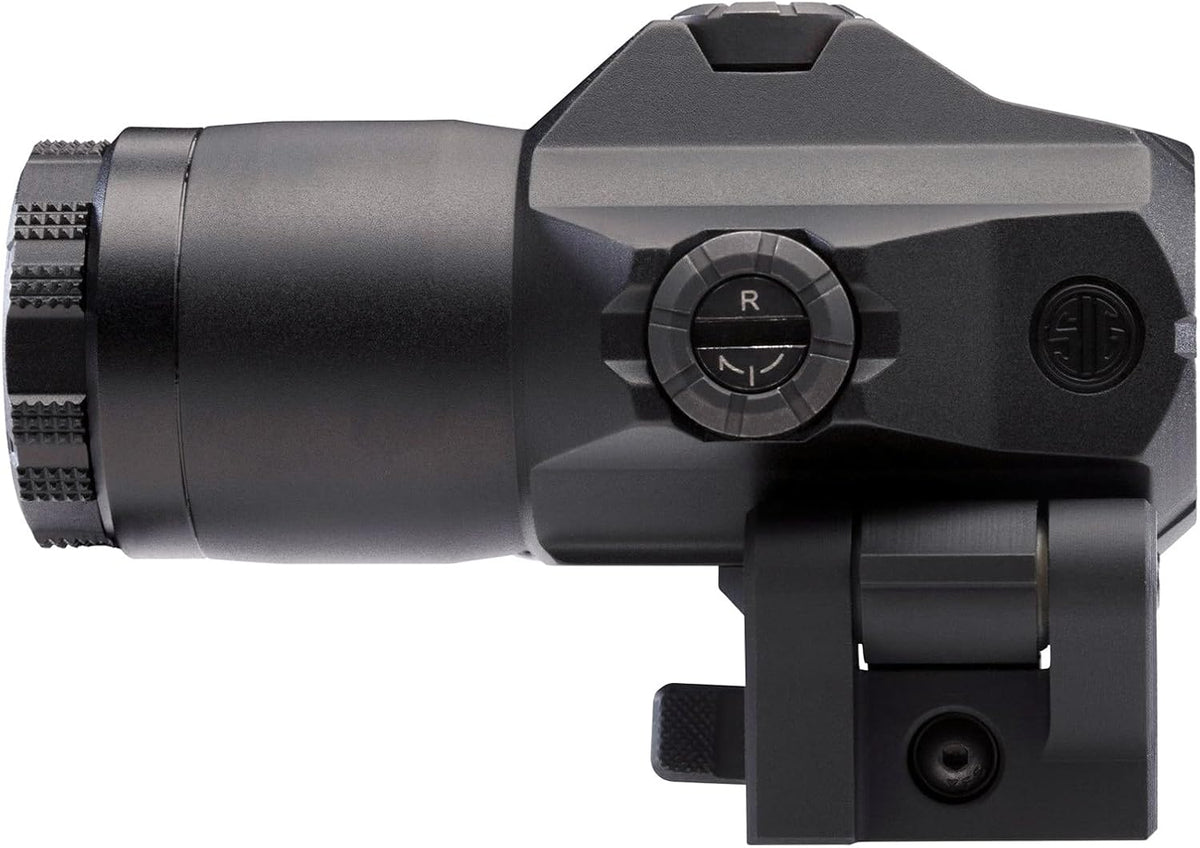 SIG SAUER JULIET4 4X Magnifier - Durable, Waterproof, Adjustable Quick Release for M1913 Picatinny Red Dot Sight