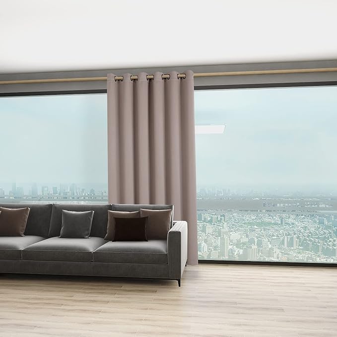 BONZER Room Divider Curtain Total Privacy Wall Noise Reducing Wide Blackout