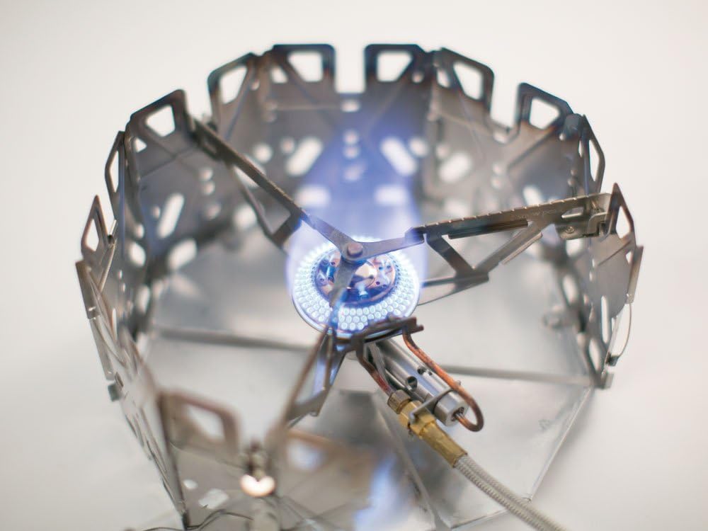 Snow Peak GeoShield Portable Camping Stove - Lightweight & Durable, One Size