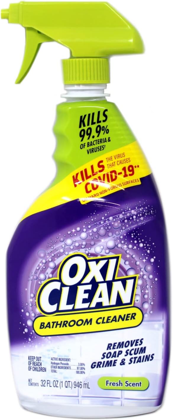 OxiClean Shower, Tub & Tile Cleaner 32 oz - 4 pack