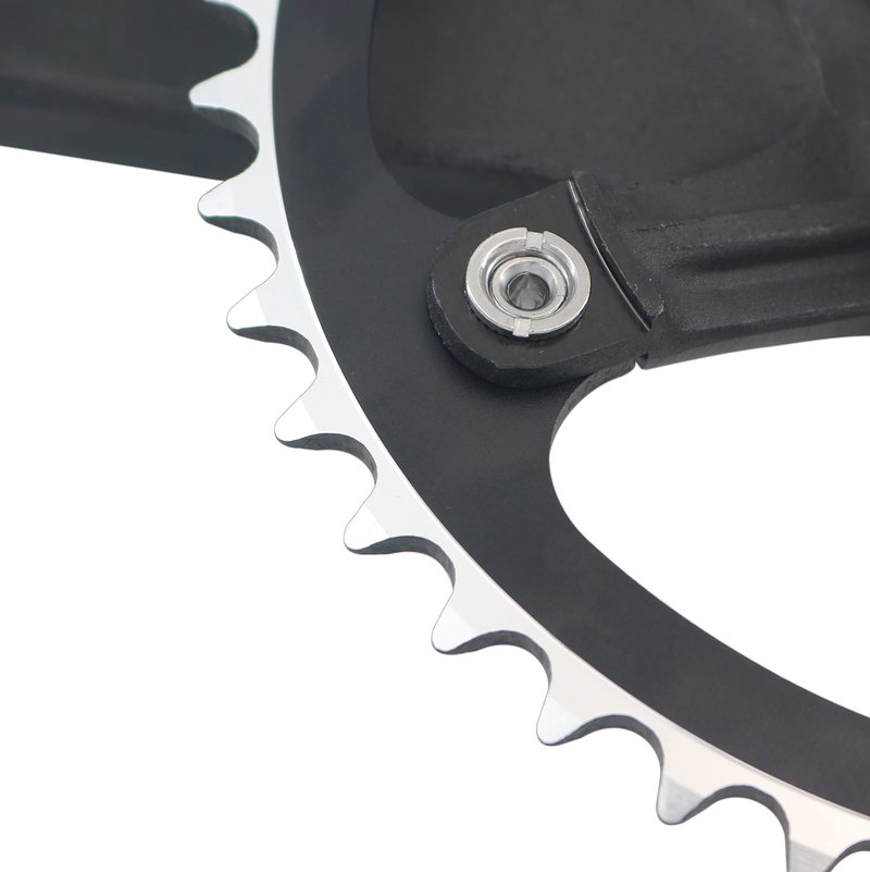 WEERAS Urban Folding Bicycle Crankset Single Tooth Disc 44T 130BCD 170mm Crank Set is Suitable for Most Single Speed Bicycles