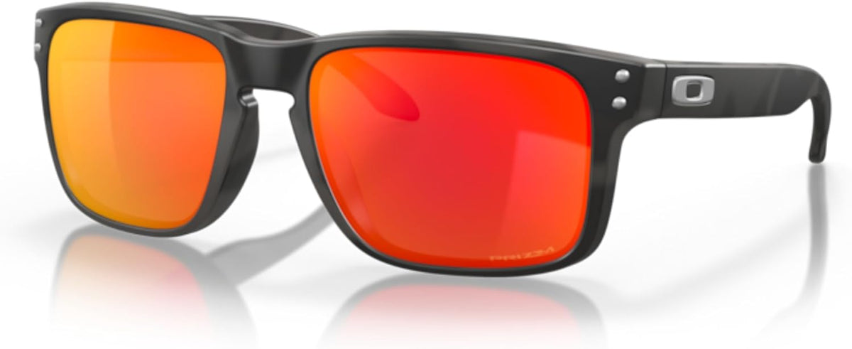 OAKLEY Holbrook OO9102 Square Sunglasses for Men+ Bundle Accessory Leash Kit, Microfiber Pouch