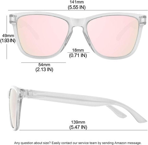 MEETSUN Polarized Sunglasses - Classic Retro Designer Style for Men & Women | UV Protection