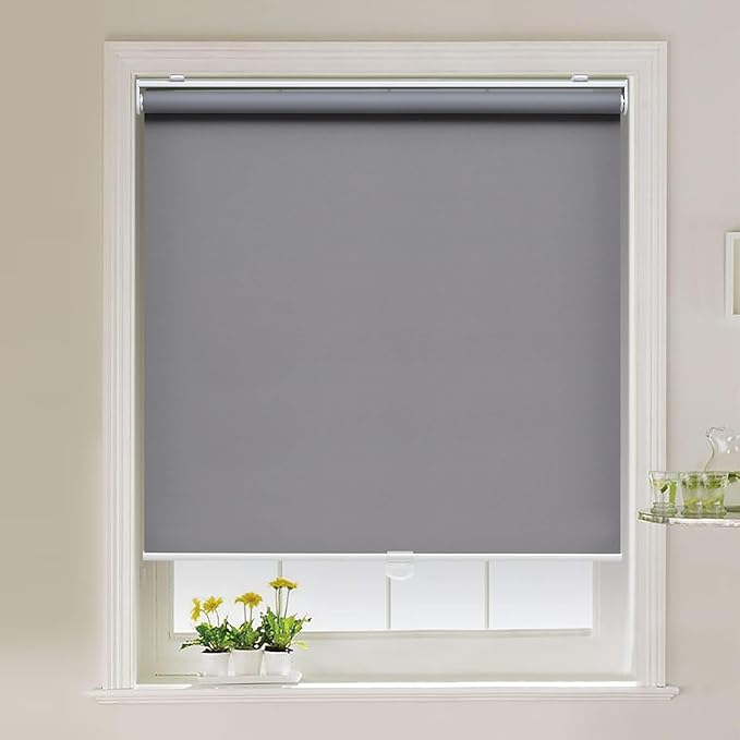 AOSKY Cordless Roller Shades Blackout Blinds