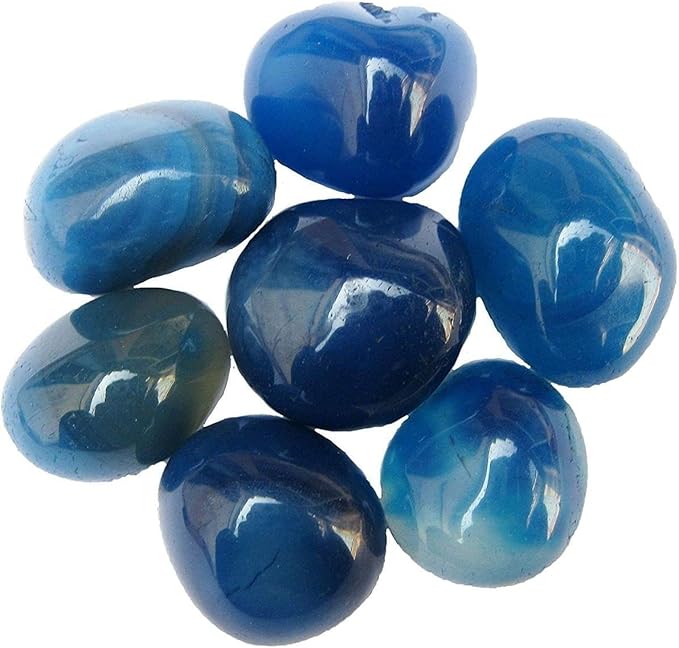 Blue River Rocks, Garden Rocks, Outdoor Decorative Stones, Natural Gravel, for Aquariums, Landscaping, Vase Fillers, Succulent, Tillandsia, Cactus Pot, Terrarium Rocks, 4.5 lb (72 oz)