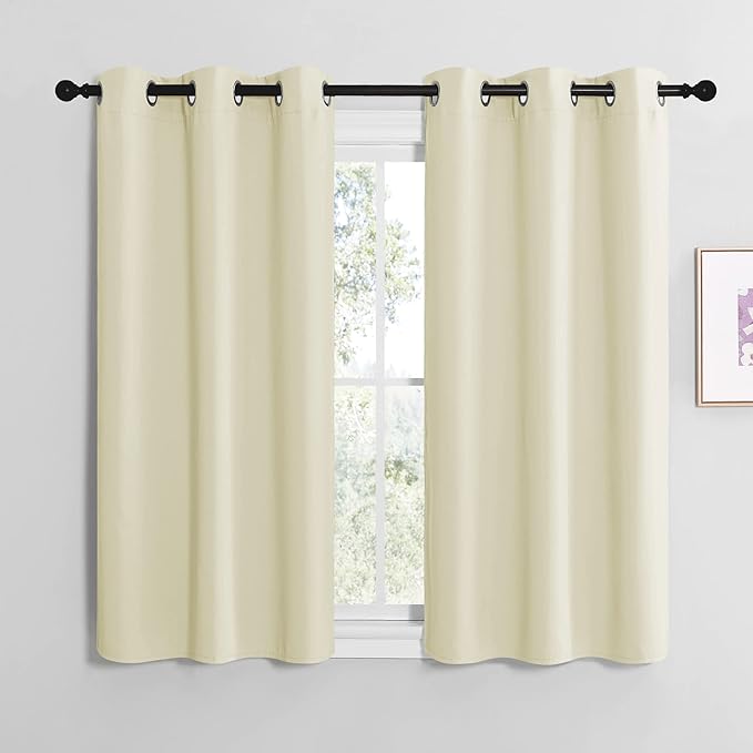 NICETOWN Kitchen Curtains for Decoration, Thermal Insulated Grommet Room